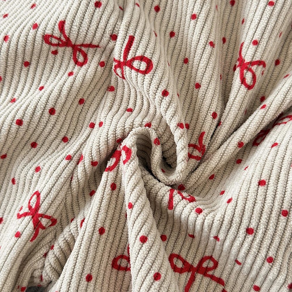 MILANCEL Babyhosen 6M-3T Baby Jungenhosen Niedliche Schleifen-Punkte Kleinkind Freizeithosen Herbst Cordhosen für Babymädchen – Detail 26