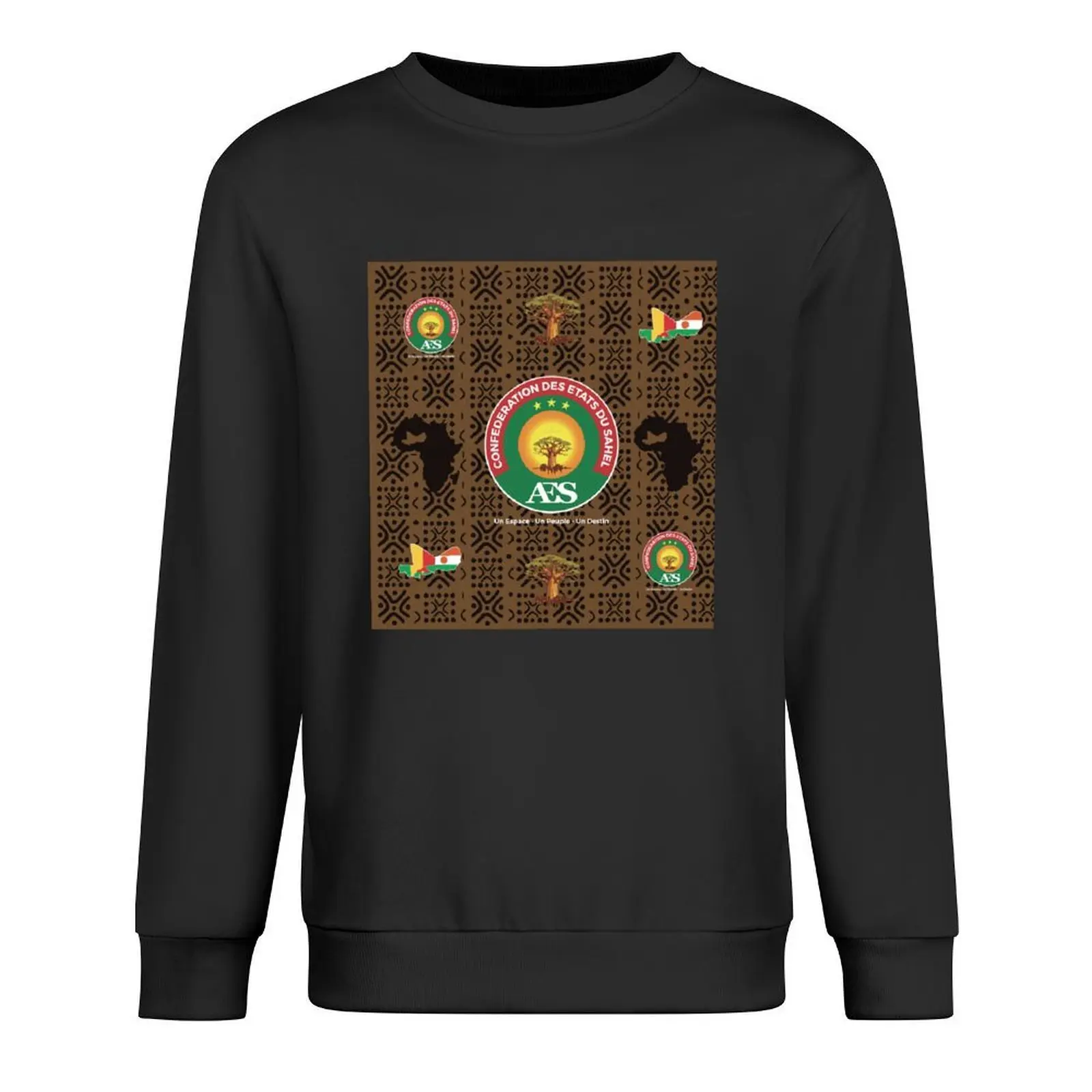

Confederation of Sahel States – AES Pullover korean style clothes winter clothes anime clothing men's sweat-shirt sweatshirt men