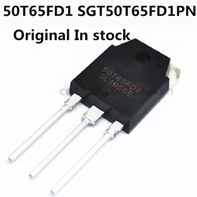 Original 2PCS/ 50T65FD1 SGT50T65FD1PN  IGBT 50A 650V TO-3P New In stock