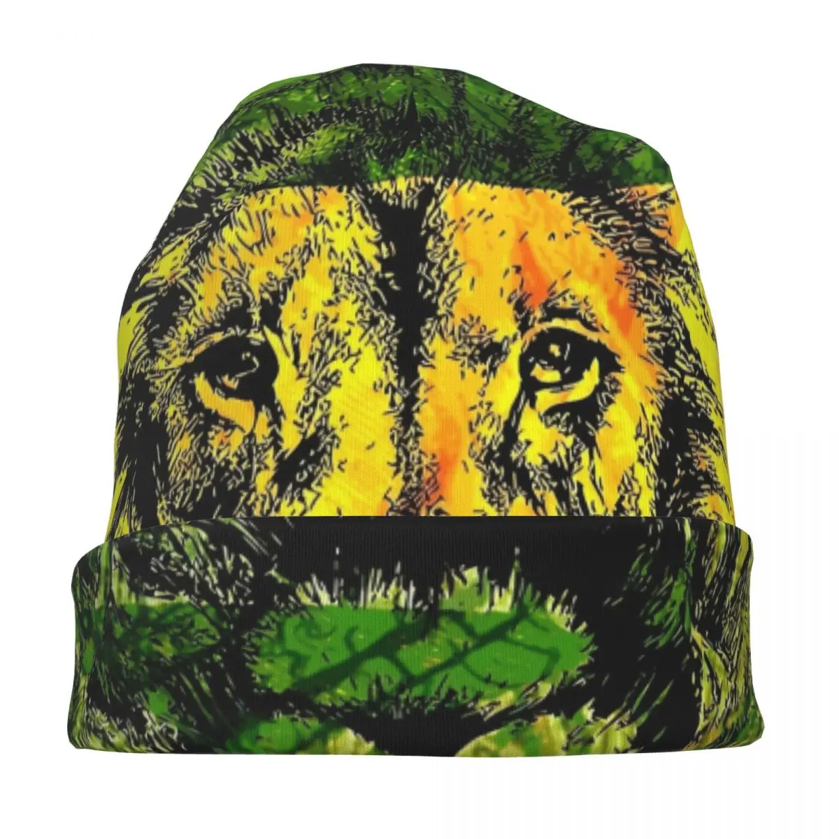 Jamaica Conquering Lion Of Judah Caps Rasta Reggae Hip Hop Men Women Outdoor Skullies Beanies Hats Warm Multifunction Bonnet