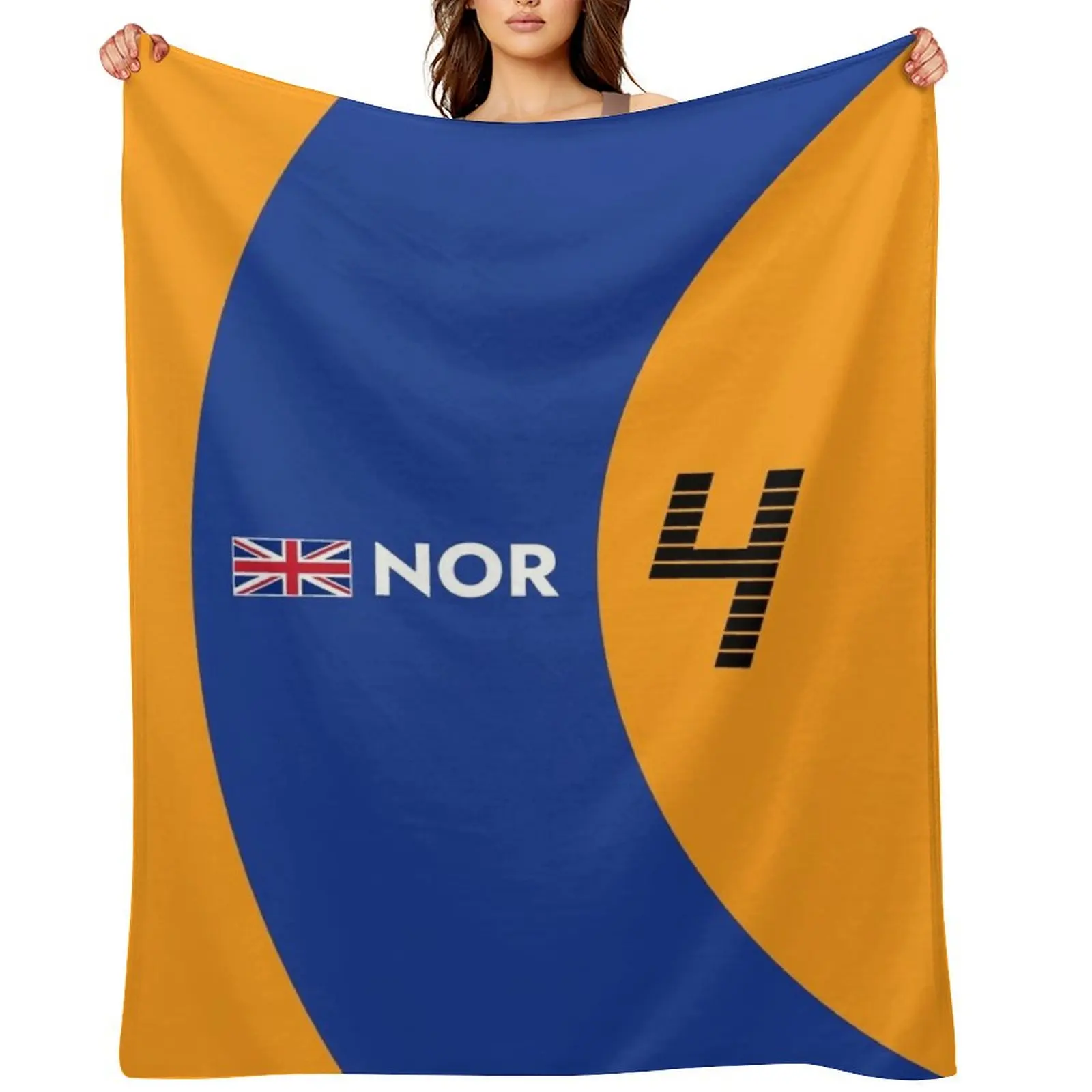 

F1 2021 - #4 Norris Throw Blanket wednesday for winter For Sofa Thin Decorative Sofas Blankets