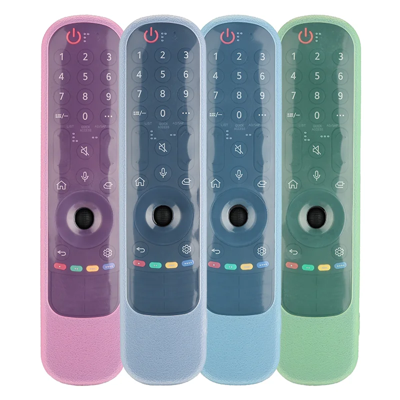 Silicone Remote Control Case Compatible With LG MR24GA/MR21GA/MR22GN/MR23GA Magice TV Remote Shockproof Protective Shell Cover W