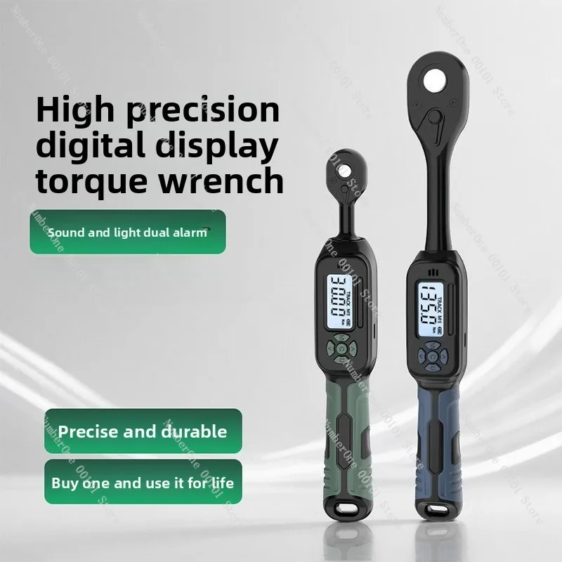 Industrial Digital Torque Wrench Interchangeable Head High Precision Large Torque Electronic Torque Spanner