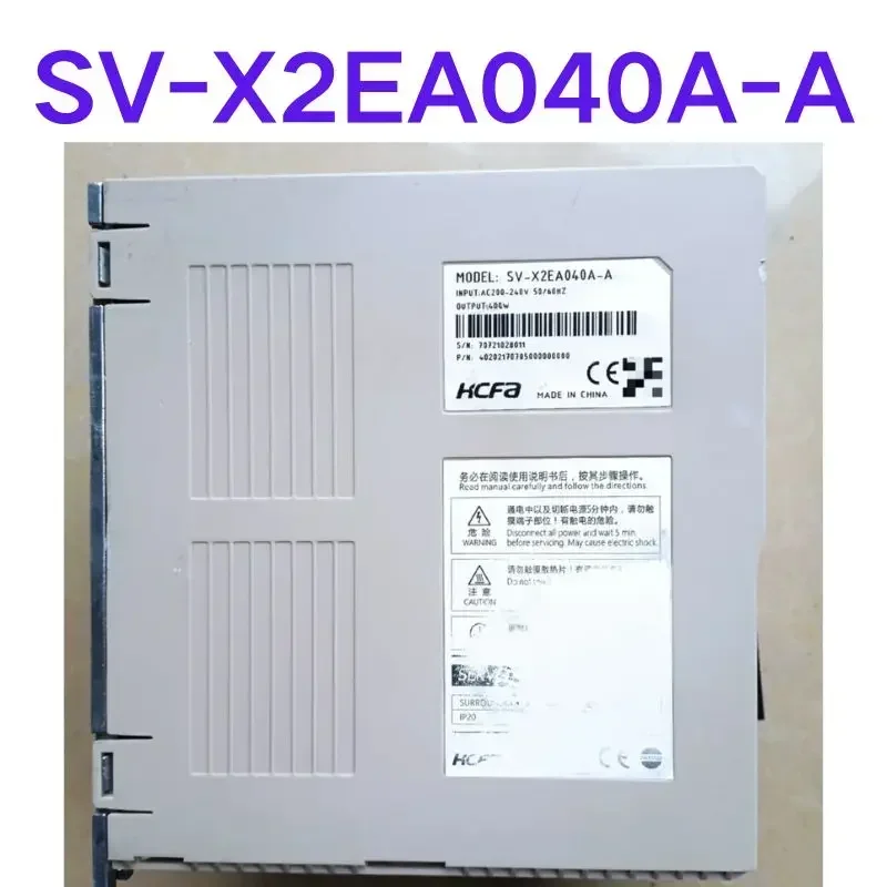 Second-hand test Ok Servo driver SV-X2EA040A-A
