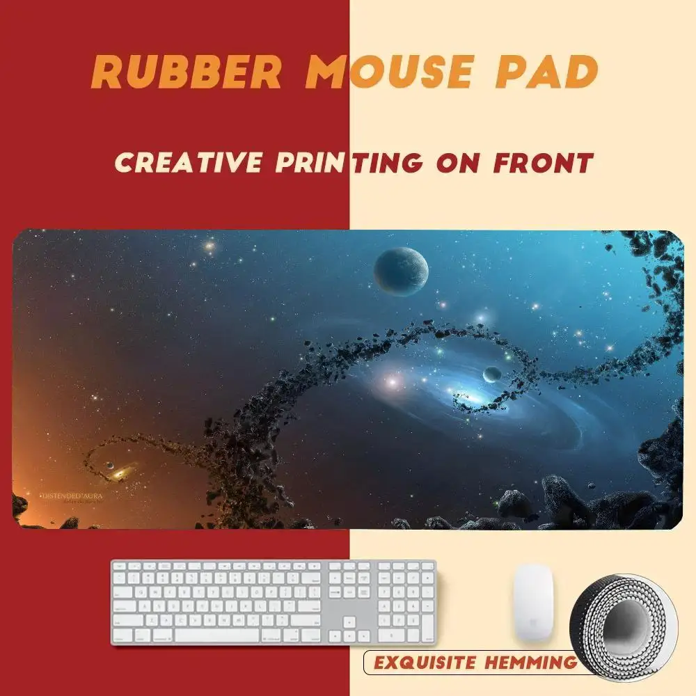 Csgo Mouse Game Keyboard Mouse pad Sci Fi Universe Constellation For Office Carpet  Home Pad Desk Accessories PC Mats 1000*500mm