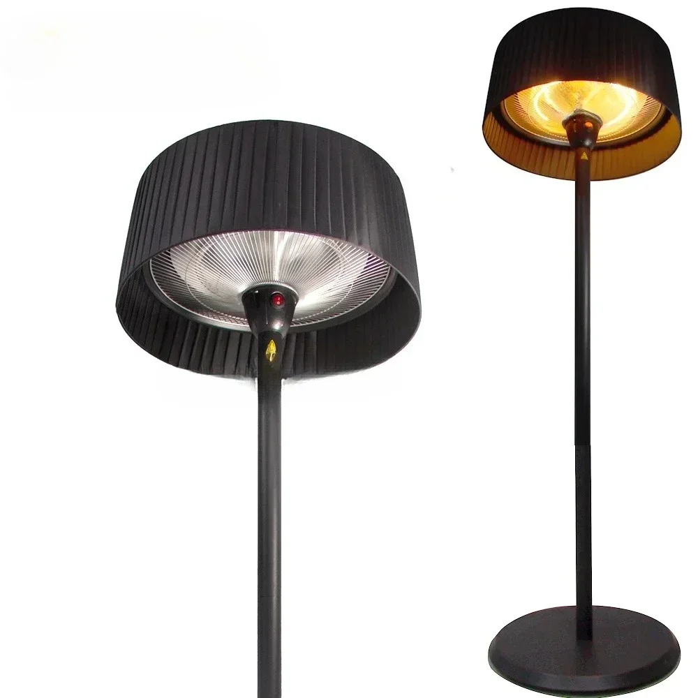 Electric Infrared Patio Heater Free-Standing Infrared Heater Outdoor 1500W Electric Patio Heaters