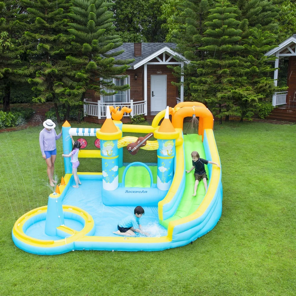 Wholesale Water Slide Inflatable Bouncer - Commercial Jumping Castle With Obstacle Course, For Parties/Events