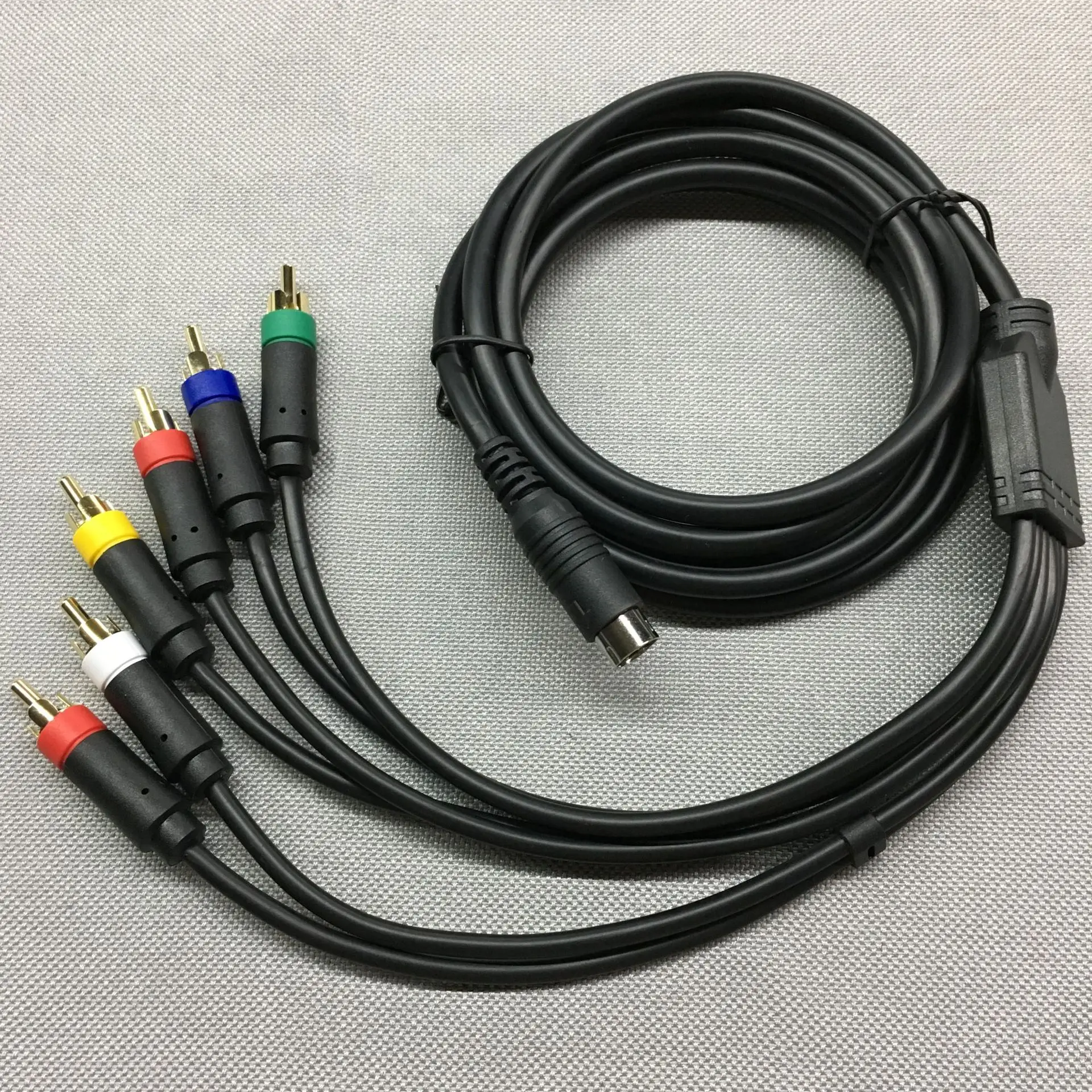 For SEGA Saturn RGB/RGBS RCA Composite Cable For Sony PVM BVM NEC XM UPSCALER BNC Not Component Cable