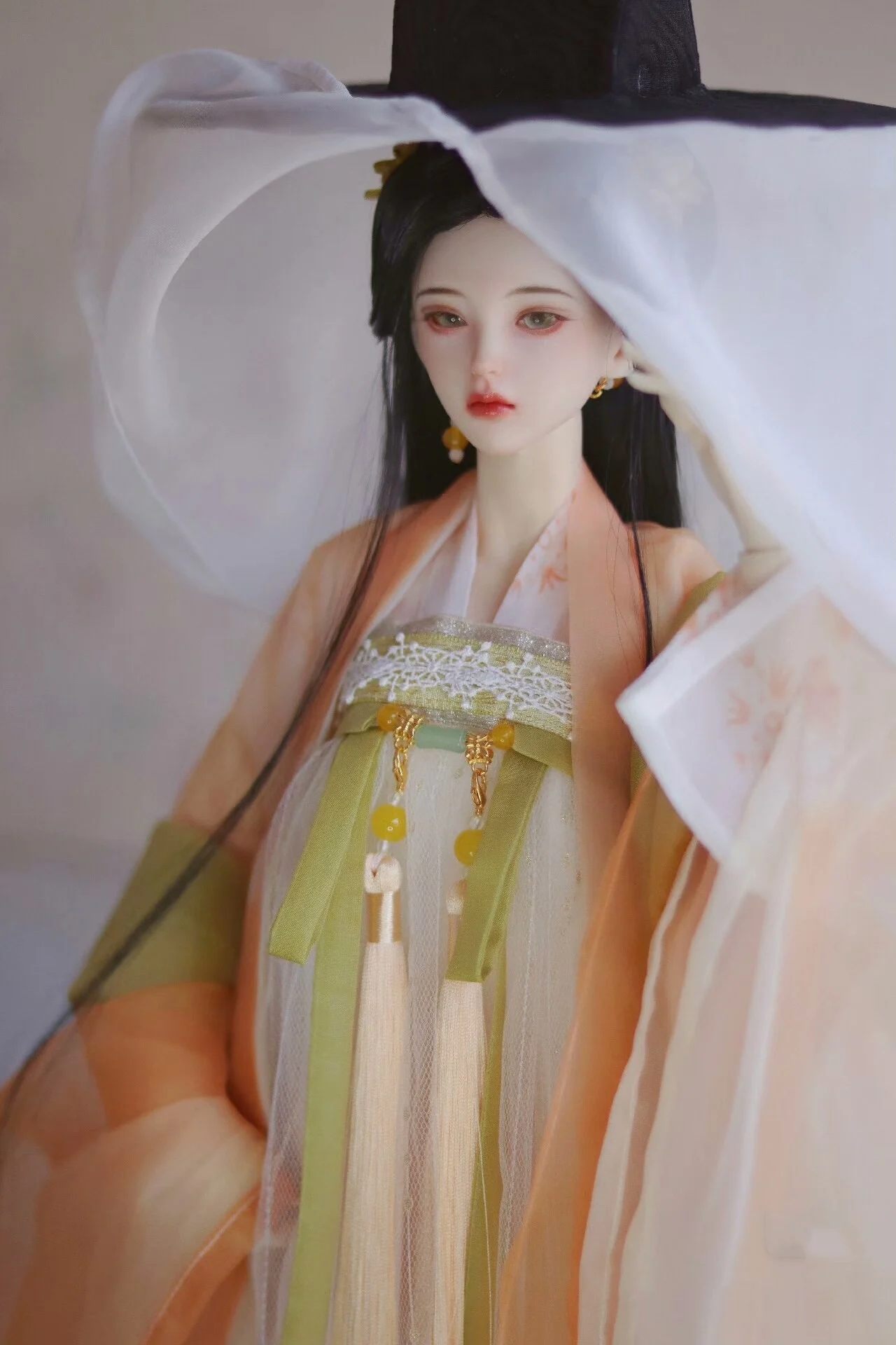 고대 코스튬 BJD 옷 중국 한푸 요정 원피스 로브, BJD/SD SD13 큰 소녀 SSDF 삼촌 인형 액세서리 C2062, 1/3