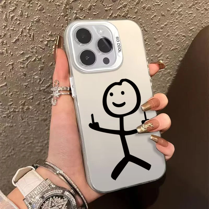 Cartoon Matchman Design Phone Case For Samsung Galaxy S26 S25 S24 Ultra S22 S23 A36 A55 A26 A35 A56 A57 A07 5G Shockproof Cover
