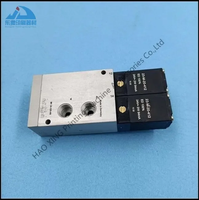 Roland 기계용 최고의 품질 새로운 MF-24-520-HN 솔레노이드 밸브 인쇄 기계 부품 23-M-20-412