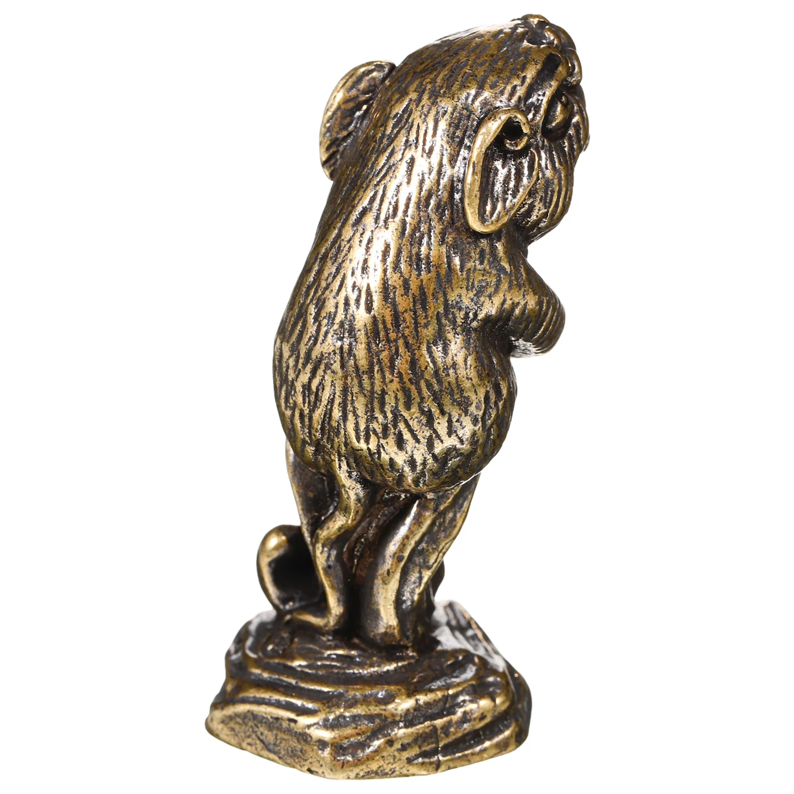 

Incense Holder Vintage Copper Mouse Sculpture Meditation Home Decor Chinese Zodiac Animal Statue