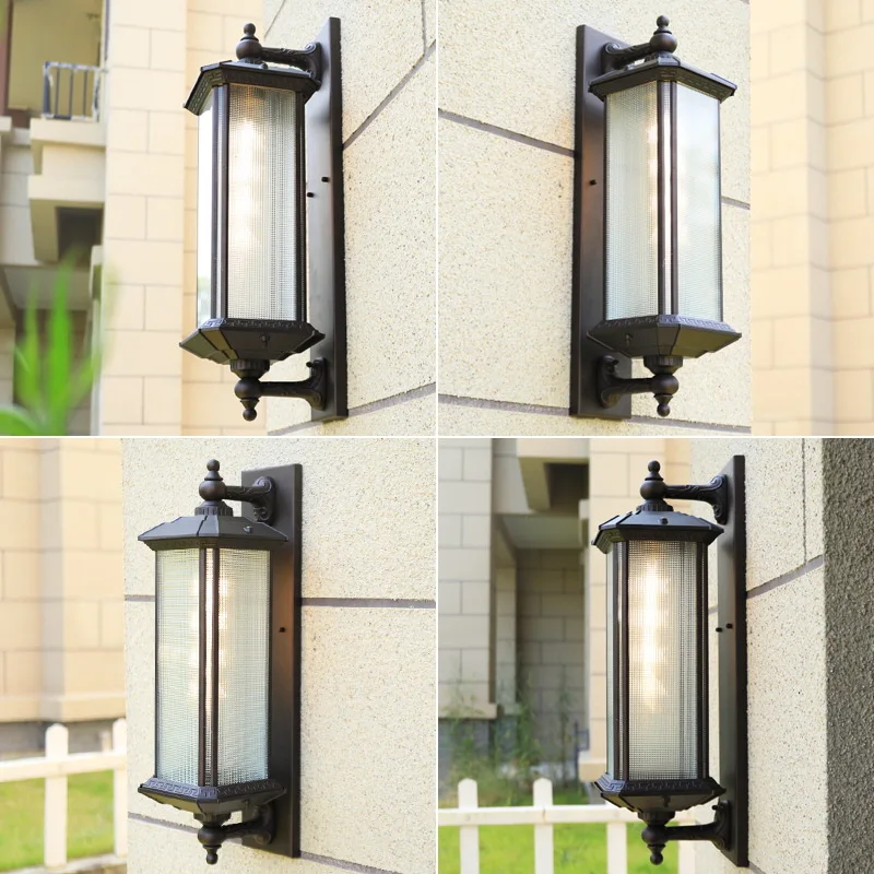 Outdoor Wall Lamp European Waterproof Corridor Aisle Wall Lights Indoor Simple Garden Villa Wall Decoration Lighting Fixture