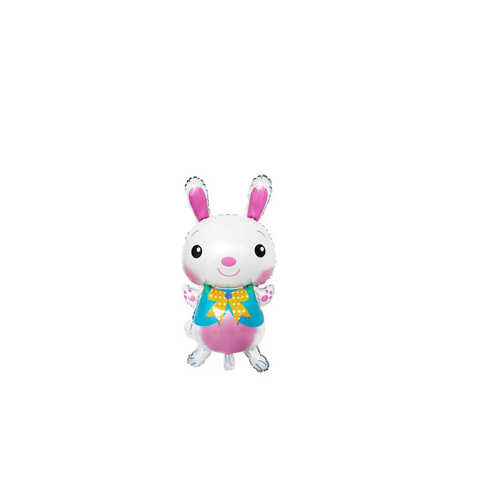 

32 Pcs Aluminum Foil Ballons Bunny Rabbit Decor Birthday Party Balloons Latex