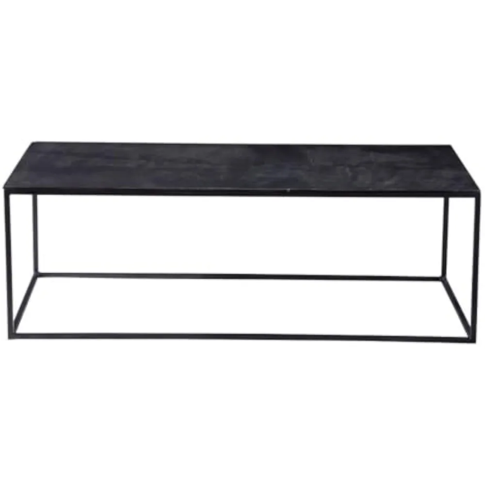 48 inch Industrial Coffee Table, Decorative Contemporary Transitional and Display, Coffee Table for the Living Room