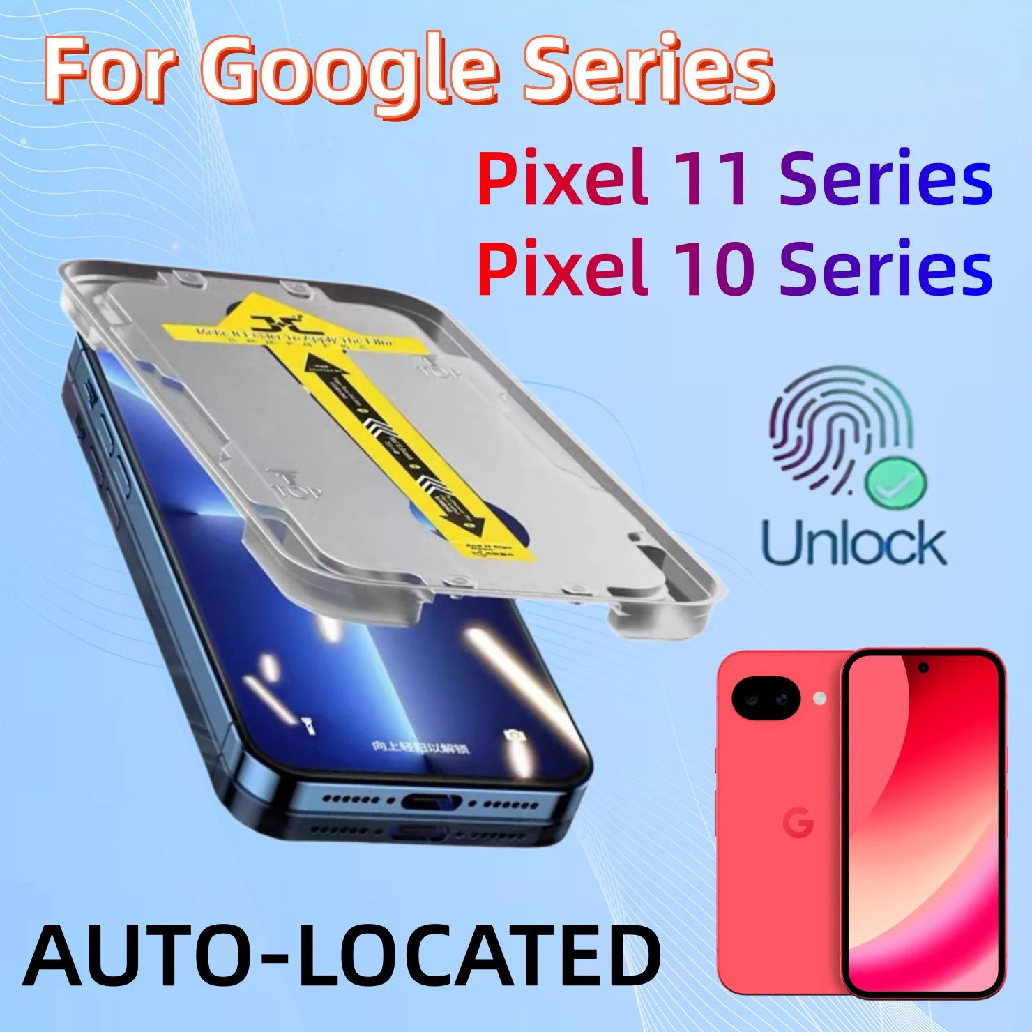 For Google Pixel 11 11Pro 10A 10 XL Pro 9XL 9 8a 6a 7 7a 8 9a 5G Tempered Glass Screen Protector Auto Dust Protective Film