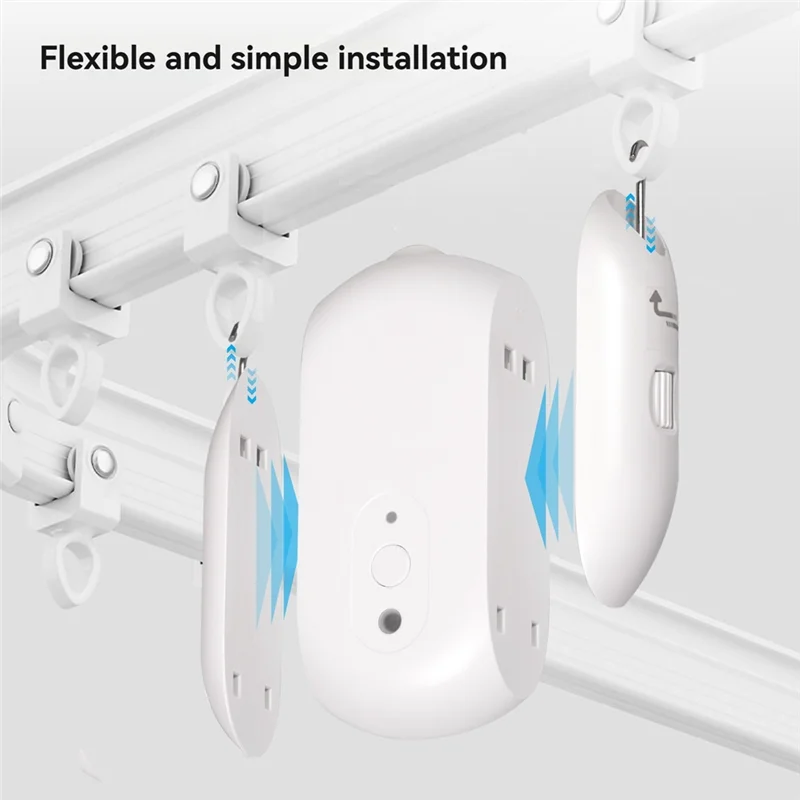 ABJY-Tuya Zigbee Smart Electric Curtain Robot Timing Auto Opener Closer Light Sensor App Remote Control