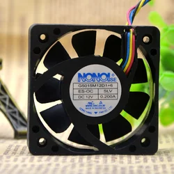 Neue Fan NONOISE G5015M12D1 + 6 12V 0,200 EINE 5015 Auto Audio Lüfter 50 × 50 × 15MM