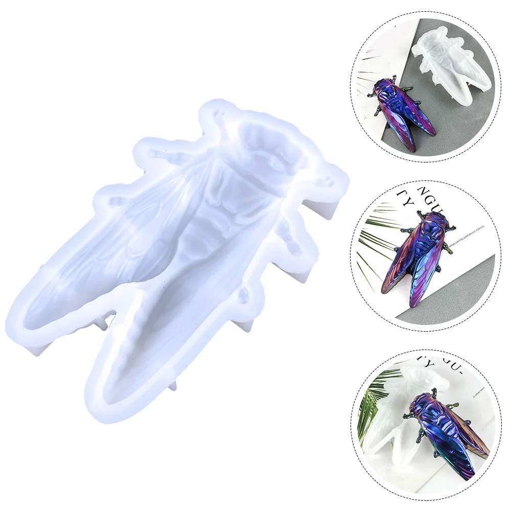 Three-dimensional Cicada Ornament Mold of The Lid Jewelry Making Kit Silica Gel Silicone Animal Pendant Molds