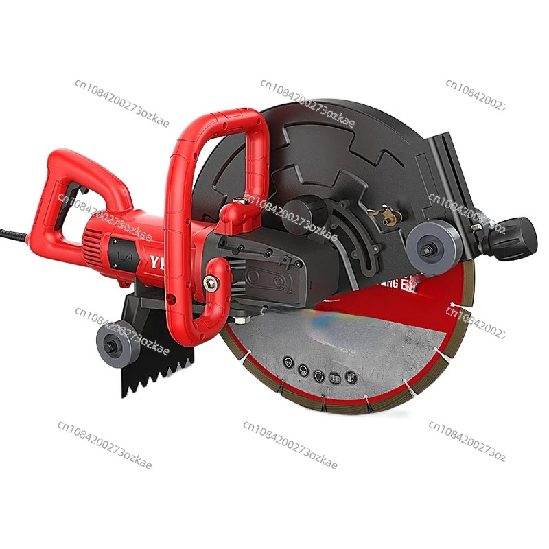 Multi-function Wall Slotting Machine Handheld Wall Chaser Concrete Cutter  Dust Free Stone Road Cutting Machine