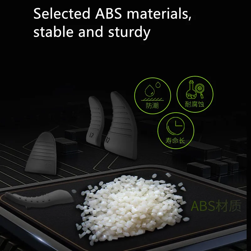 تحديث المضادة للانزلاق الموسعة الزناد زر L2 R2 الزناد التناظرية موسع D-الوسادة مفتاح قبعات ل PS5 بلاي ستيشن 5 غمبد ملحق