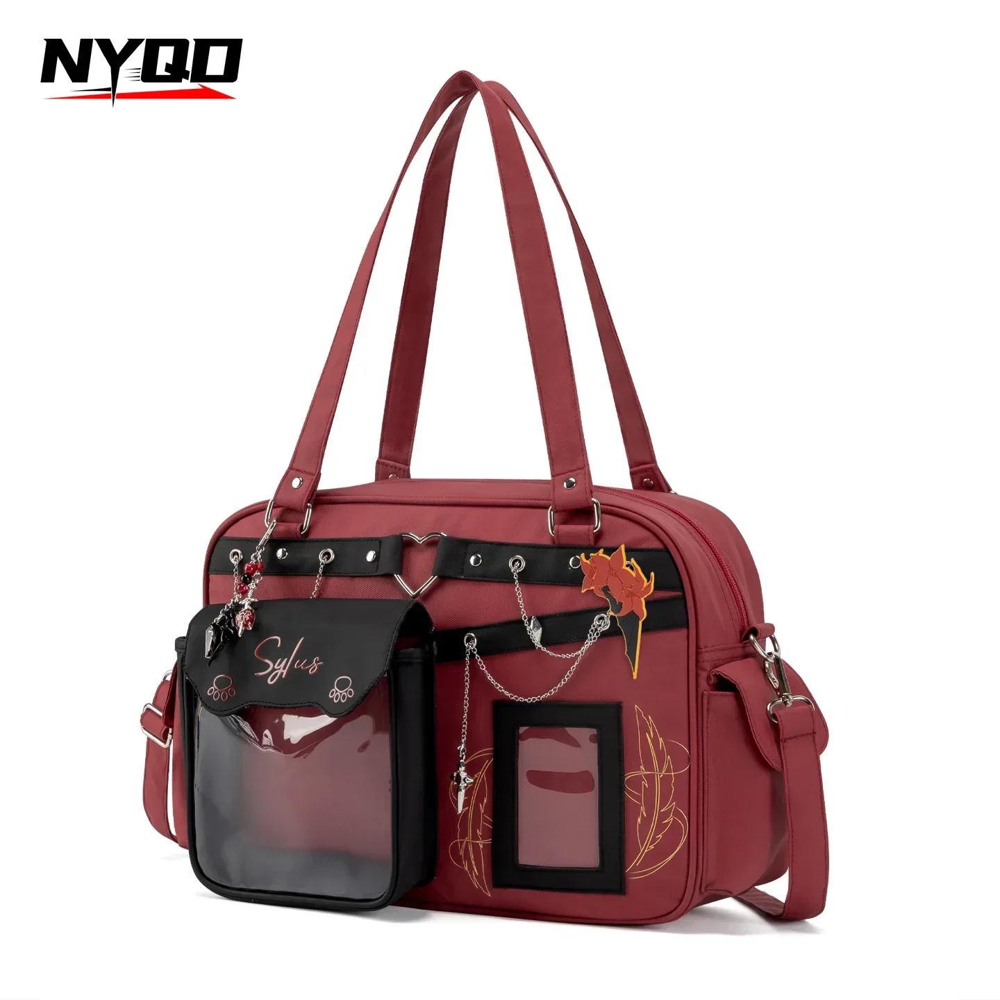 Love and Deepspace Xavier Animation Derivative Itabag Cartoon Crossbody Bag Shoulder Bag Anime Semi-Transparent Display handbag