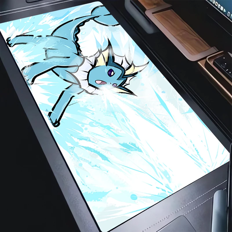 Alas Mouse Gaming Alas Mouse Desktop Anti Selip Alas Pelindung Komputer P-pokemons Alas Keyboard Anime E-eevee Mausepad Alas Anti Selip