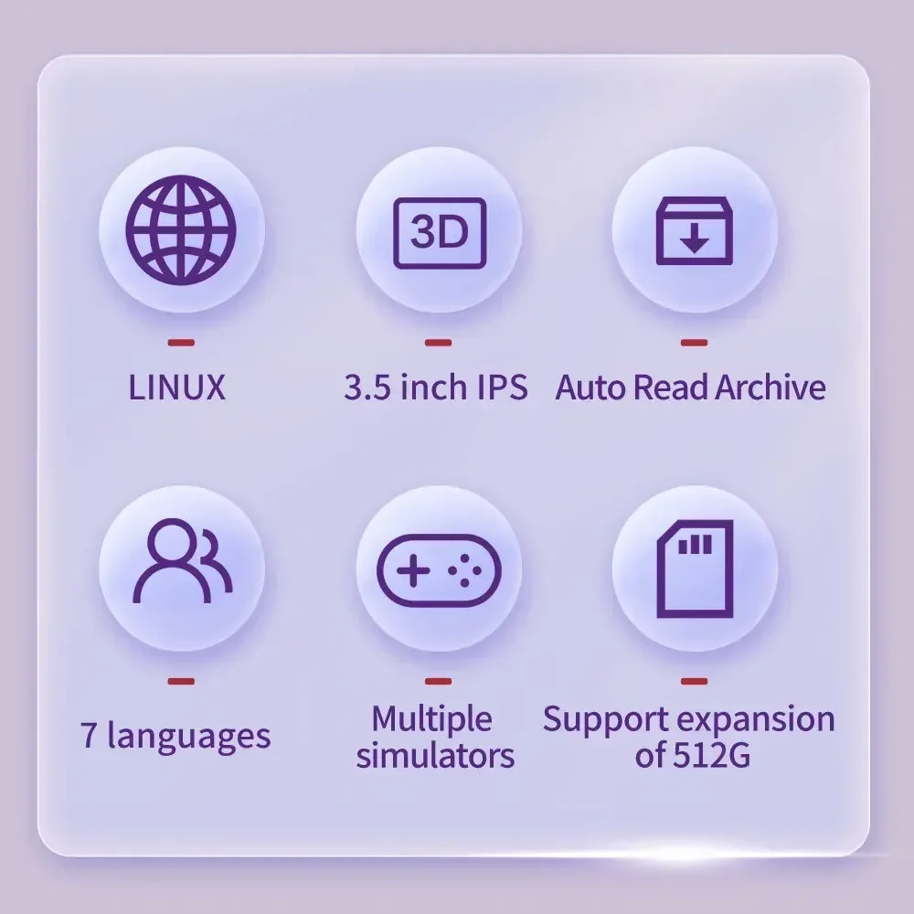 Новинка XU10 64bit LINUX RK3326S 3,5 дюймов IPS портативная Классическая игровая консоль для FC мини ретро двойной джойстик подарок