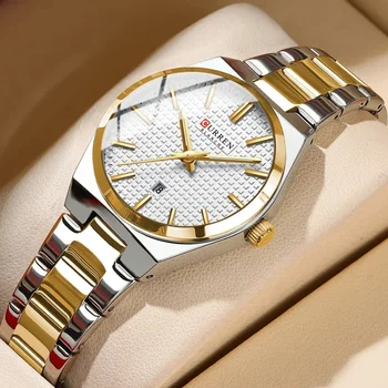 Curren 8439L Fashion Luxury Women Watch Lady Girl Wristwatch Elegant Stainless Steel Bracelet Top Brand Classic Female Clock