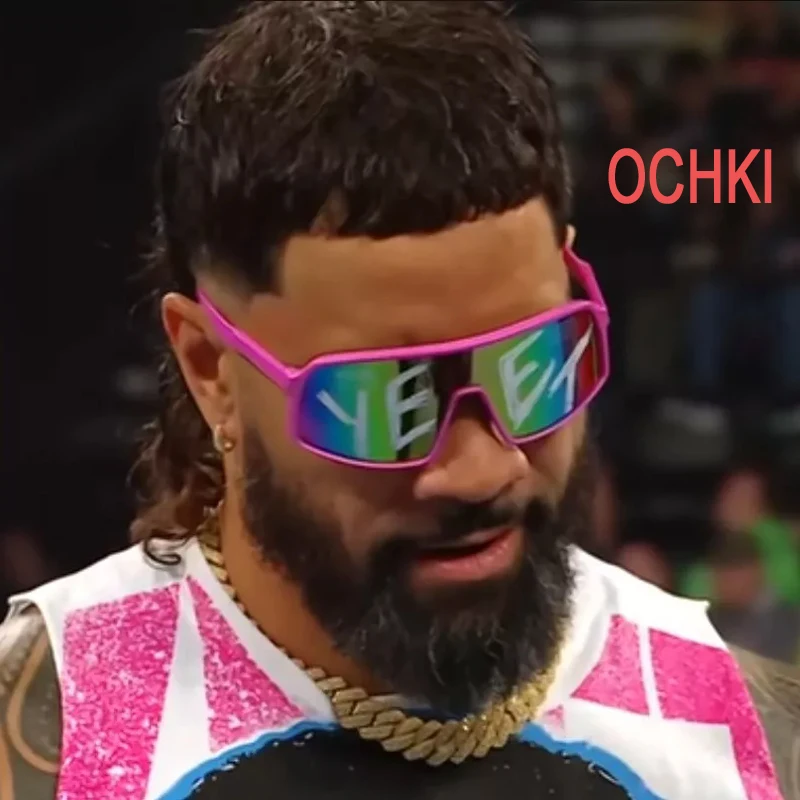 Jey Uso YEET Sunglasses Sports Shades for Main Event Costume children