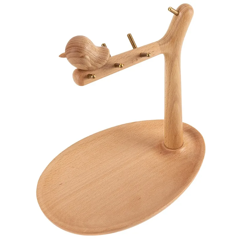 

Key storage rack at the entrance of the entrance, tray entry ornament, desktop rack