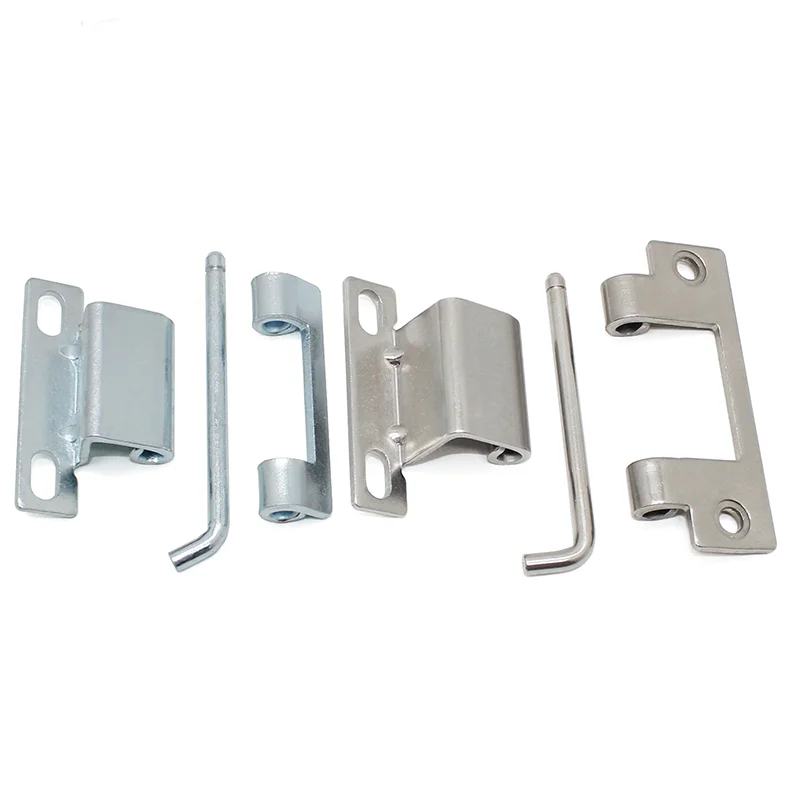 2 PCS CL250 304 Stainless Steel Thickened  Pin Type Concealed Hinge, Detachable Hinge for Machinery Equipment Cabinet Doors