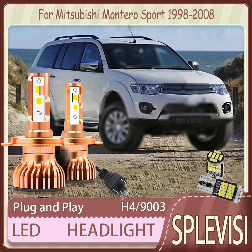 

Stable and Reliable Operation H4 9003 LED HEADLIGHT For Mitsubishi Montero Sport 1998 1999 2000 2001 2002 2003 2004 2005-2008
