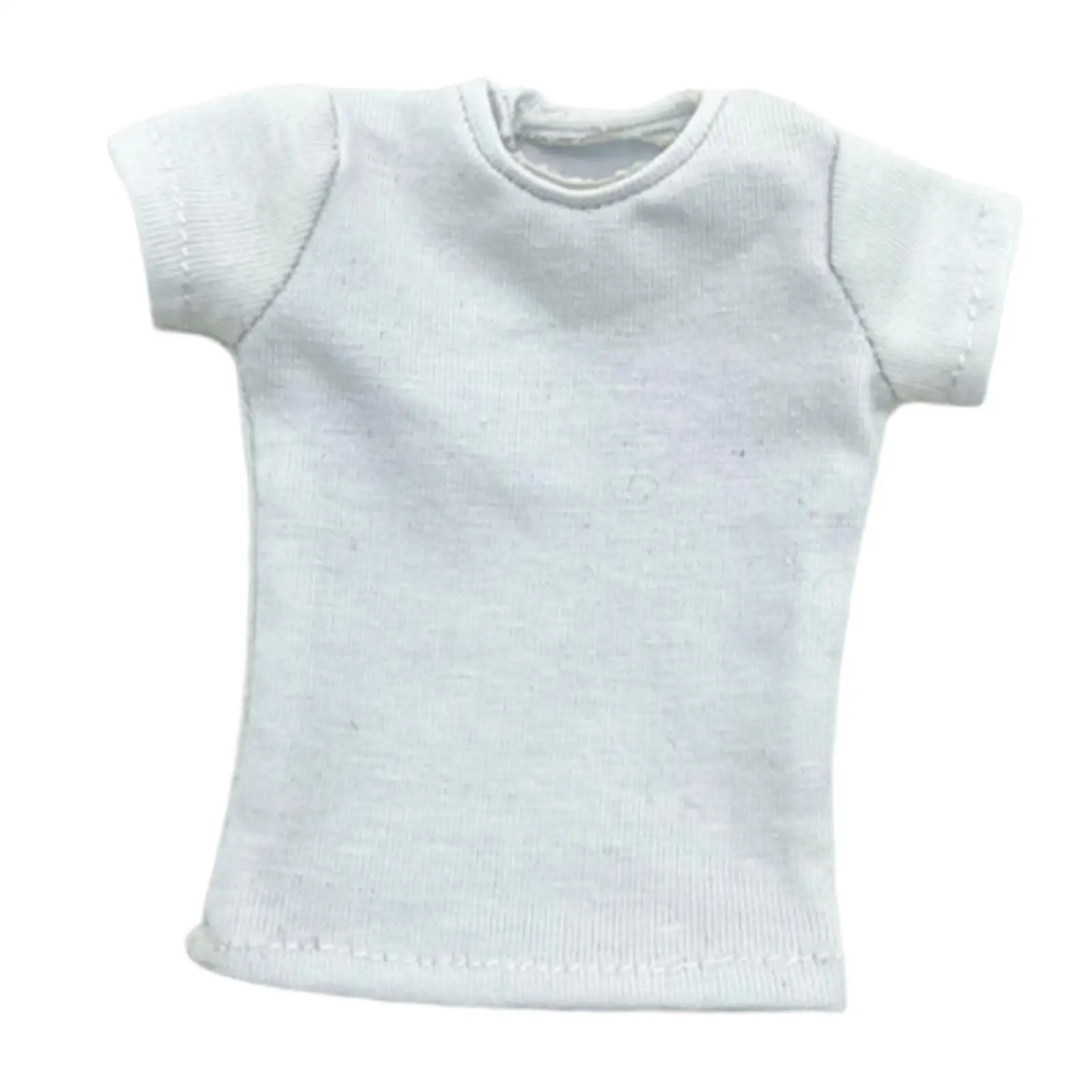 

Модная миниатюрная футболка 1:12 для кукол-моделей 12 дюймов, аксессуары для переодевания