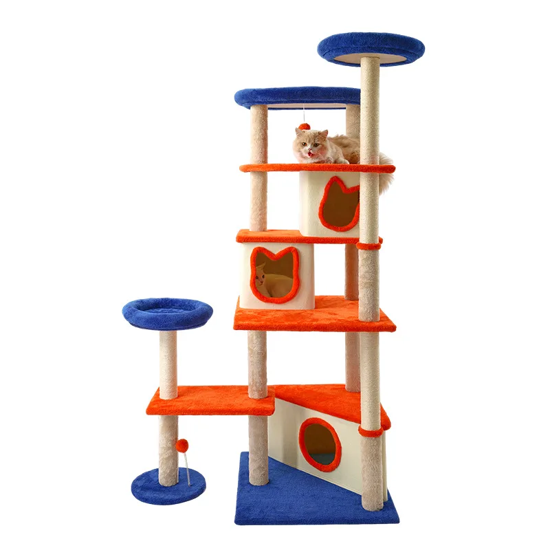 

Cat climbing frame tree integrated special cat climbing frame for big space capsule climbing frame