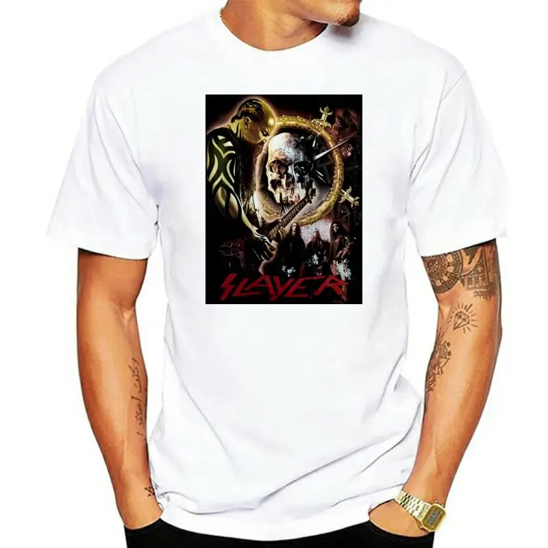 2023 hot sale Slayer band Men/women t-shirt the slayer Speed Metal t shirt men tshirt punk clothing summer streetwear