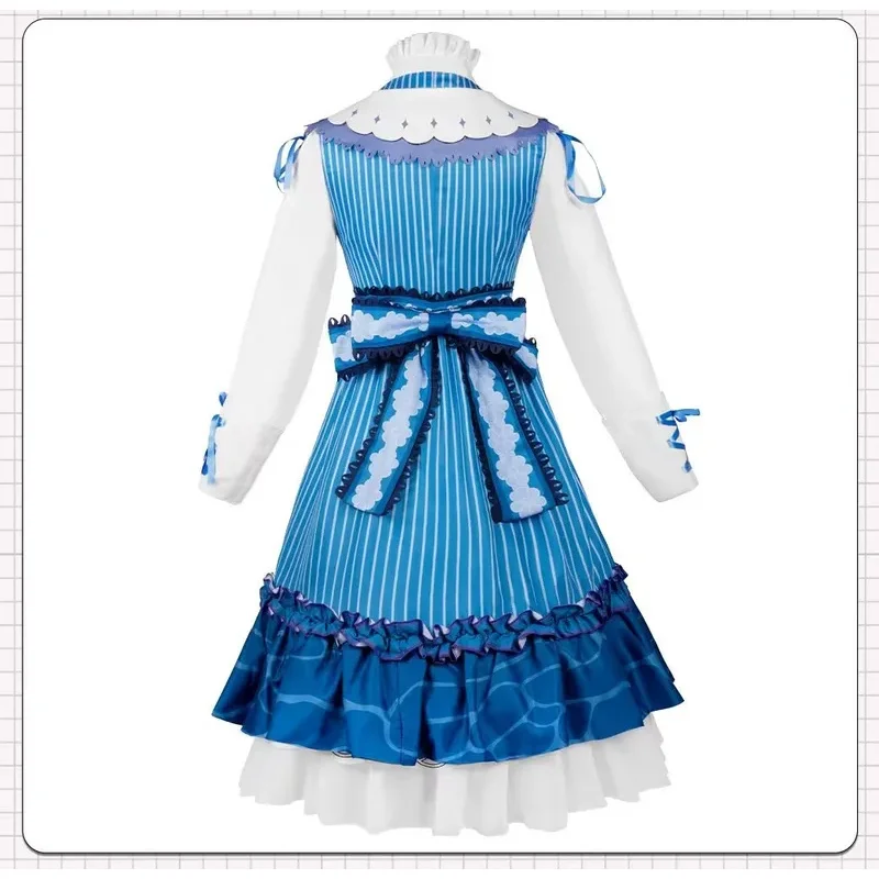 Proyecto Sekai Akiyama Mizuki Cosplay Amia disfraz mzk Lolita vestido de manga larga traje elegante peluca uniforme de Halloween ropa de escenario
