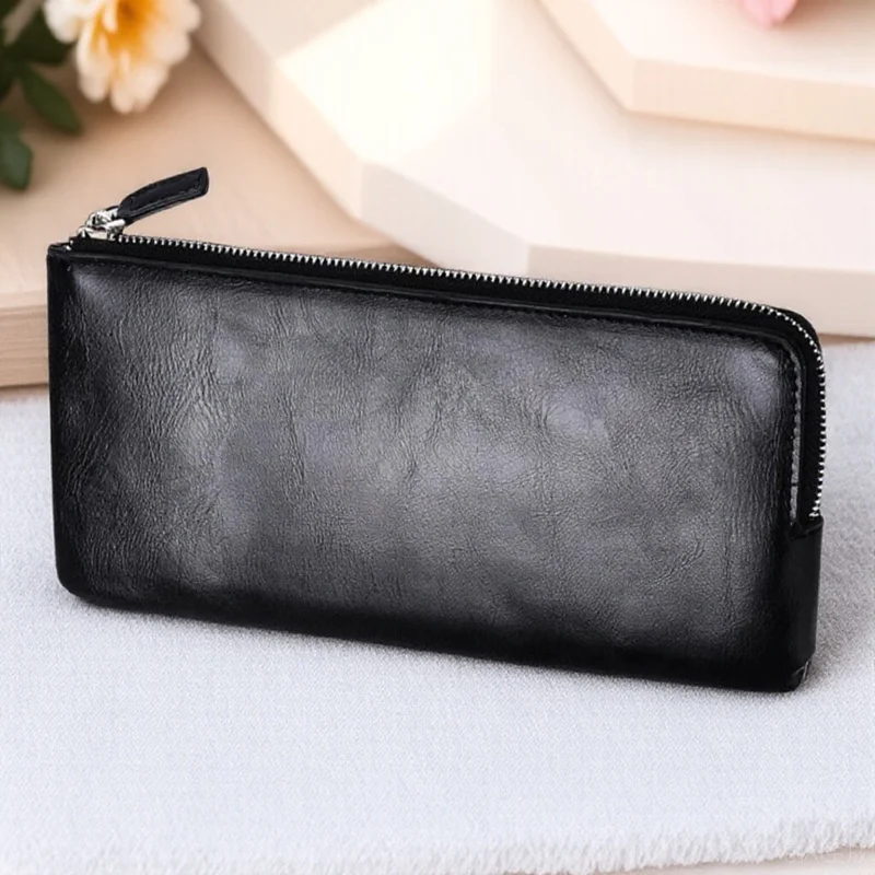 

1Pcs Long Men Wallet Chic Casual Handbag Lightweight Portable Credit Cards Holder Great Gift for Male Friends Long Men Wallet