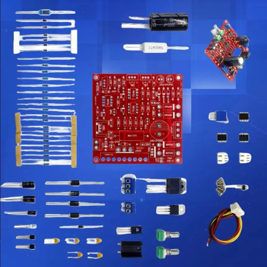 Adjustable DC Power Supply Laboratory Power 0-30V 2MA-3A Short-Circuit Current Limit Protection Board DIY Kit for Arduino