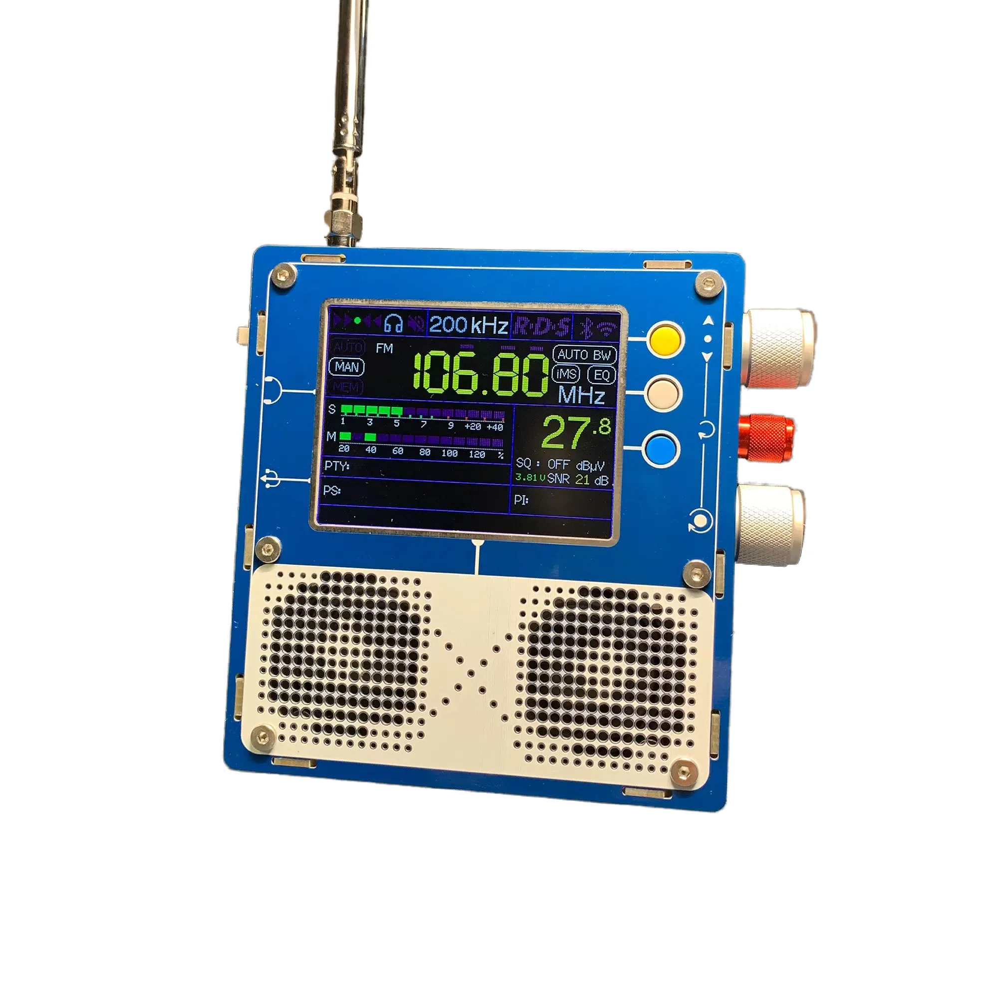 High-Performance Full-Band Radio TEF6686 Tabby Cat Version Radio Medium-Wavelength Short-Wave DSP Highly Sensitive