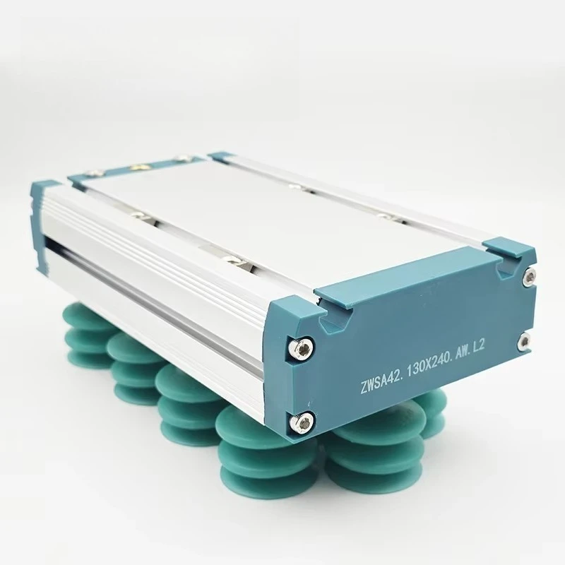 Universal Robotic Arm-Mounted Integrated Vacuum Gripper System | Customizable Soft Silicone Suction Cups (Multiple Sizes)