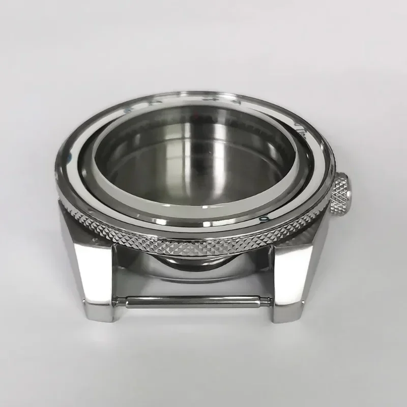 Boîtier en acier inoxydable SION L, verre saphir, ombre intérieure noire, pièces de montre modifiées, compatible avec NH35, NH36, 10iko, 43mm, NH36