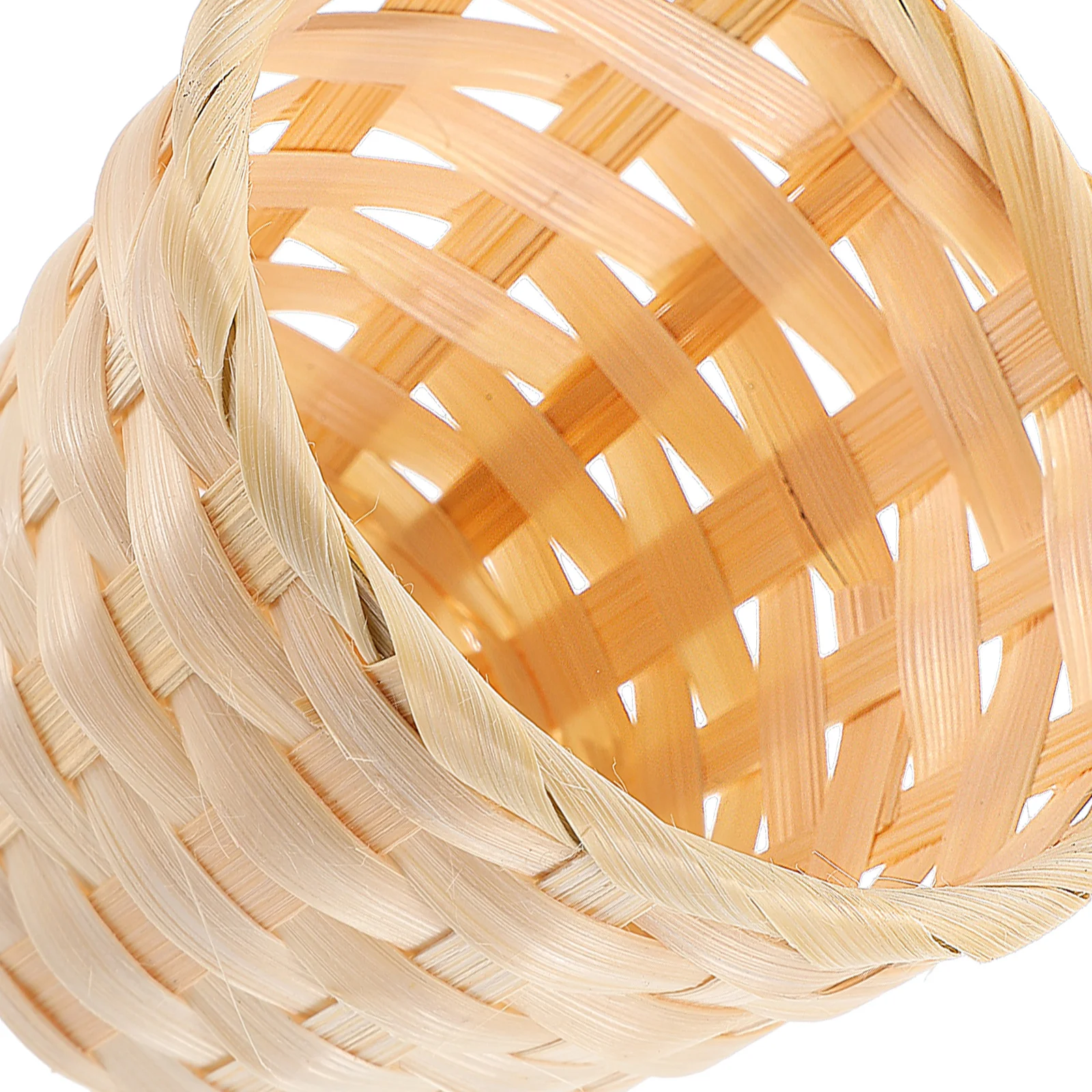 

12pcs Desktop Storage Basket Woven Wooden Organizer For Home Sundries Small Basket Multi-Function Organizer Decorative Storage