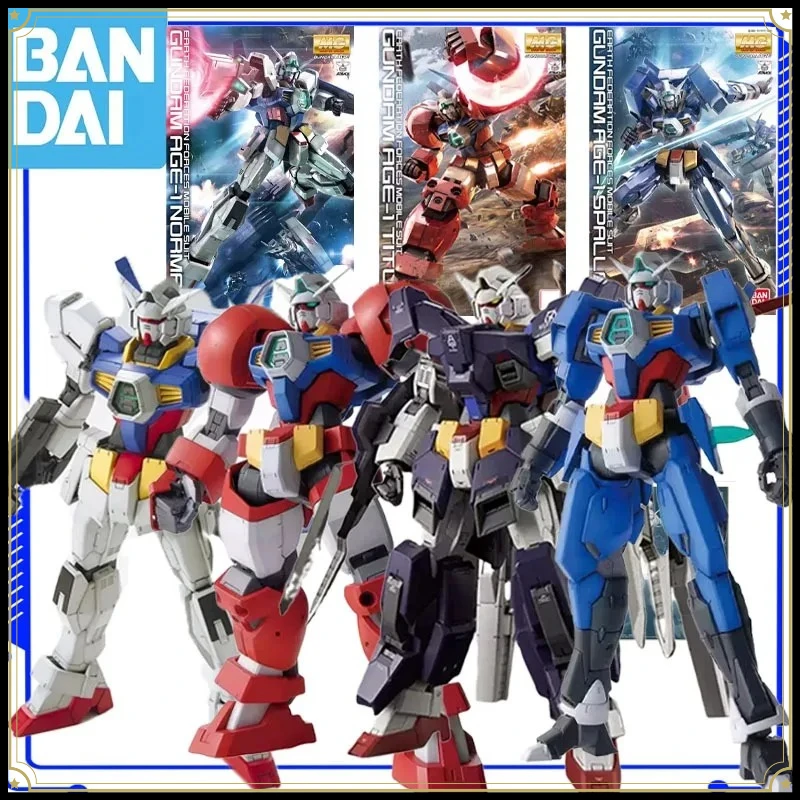 

Bandai Authentic MG Gundam AGE1 Normal Titus Spallow Action Figure Model Kit Collectible Gift for Kids Boys Girls