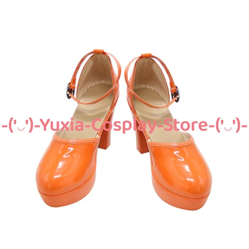 Yuxiacosplay! Chaussures de Cosplay Sailor Noon Minako Aino, accessoires de personnage de jeu animé, bottes en cuir PU, Costume de fête de carnaval d'halloween