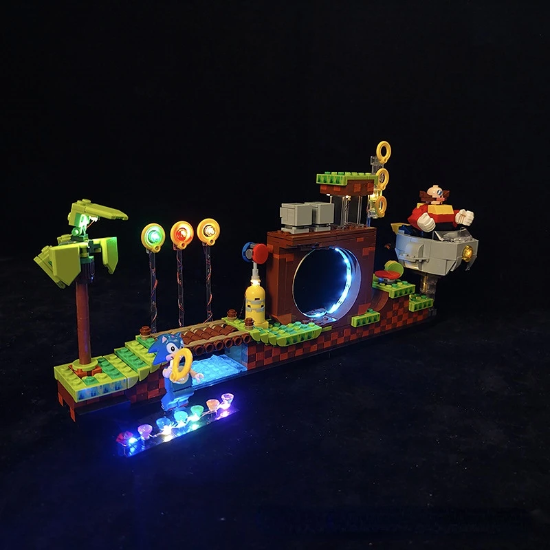 No Model Led Light Kit for the Hedgehog Green Hill Zone 21331