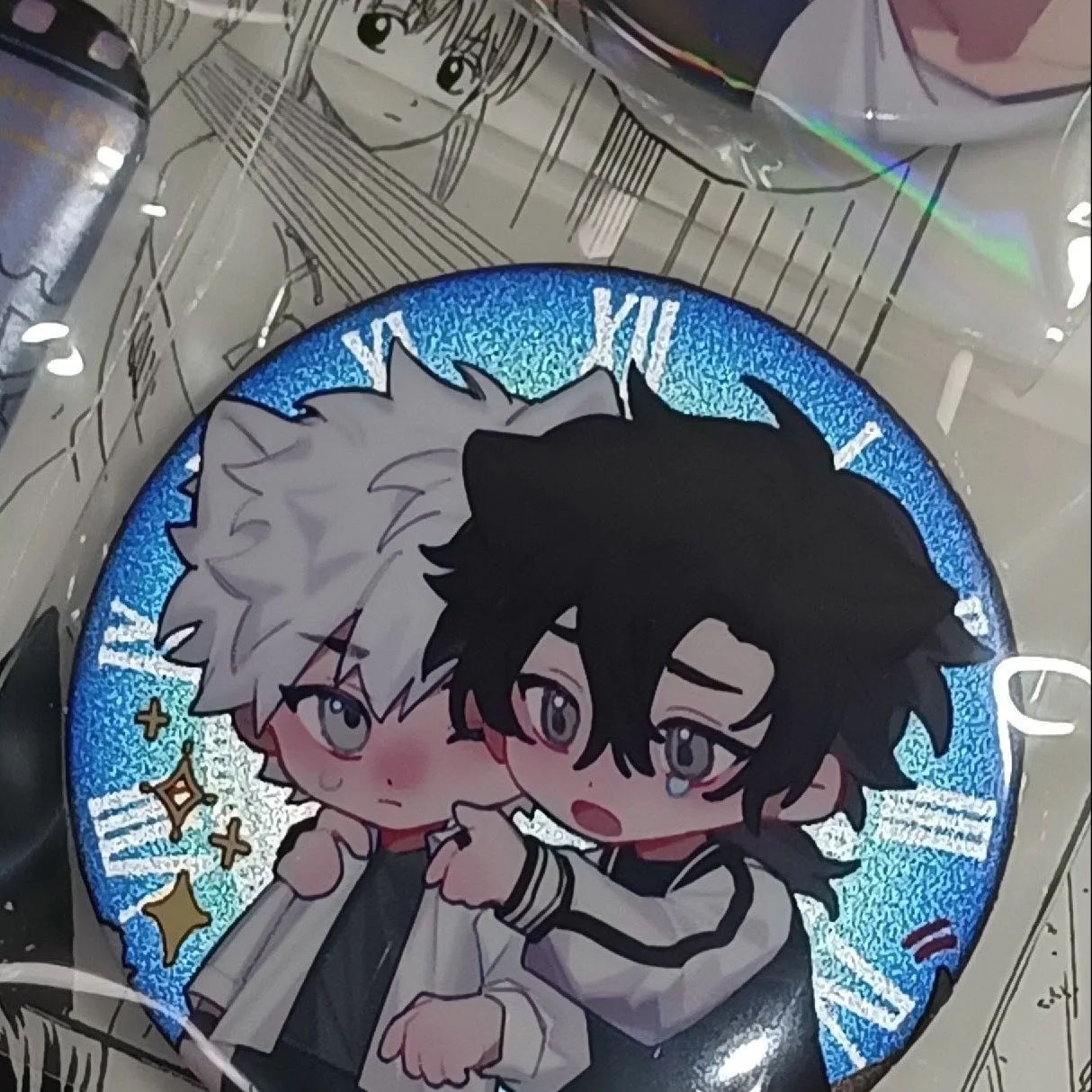 Time Agent Lu Guangcheng Hour 팬 코스프레 바 귀여운 홈메이드 배지 58mm Tinplate Gift