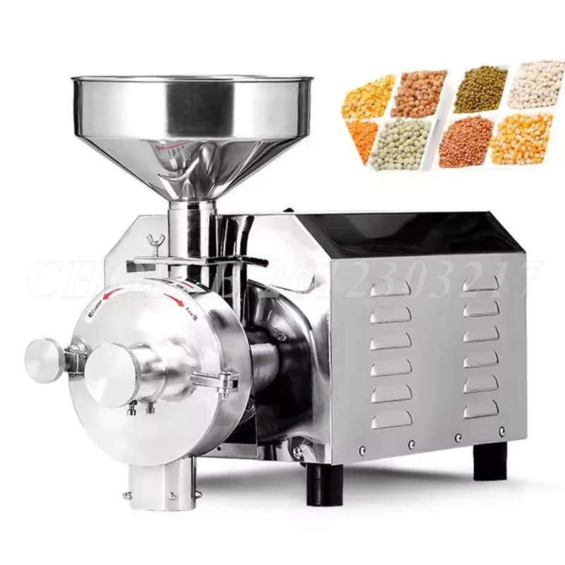 

2500w Commercial Electric Herb Grain Grinder Multifunction Spice Grinder Coffee Mill Flour Nuts Seeds Powder Machine