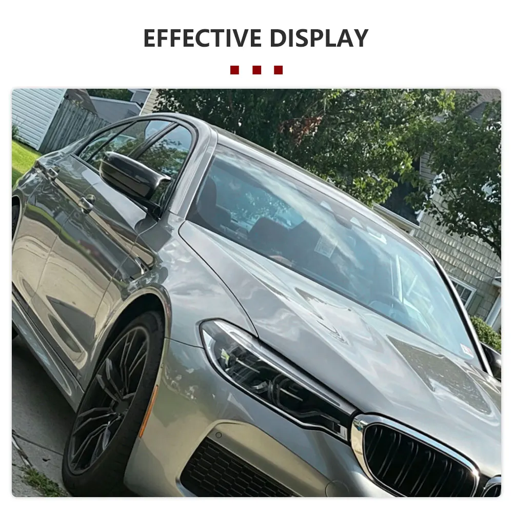 

For BMW F90 M5 Sedan 2018-2020 Carbon Fiber Side Mirror Cover Caps Add On RHD