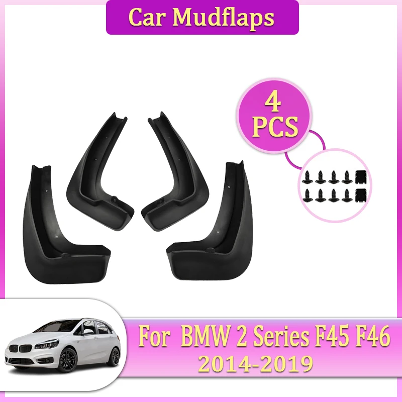 

Car Mudguards Parts For BMW 2 Series F45 F46 Gran Active Tourer 2014~2019 Mudflaps Fender Flare Cover Guard Auto Mud Accessories
